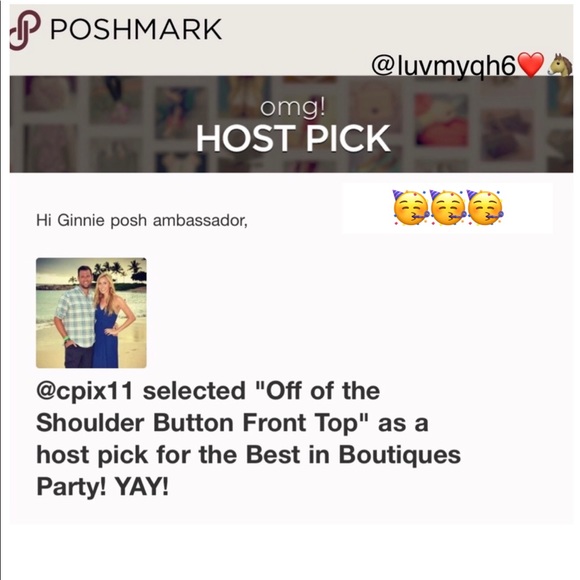 Off the Shoulder Plaid Top🎉2X HP 11/3🎉 - Picture 3 of 3